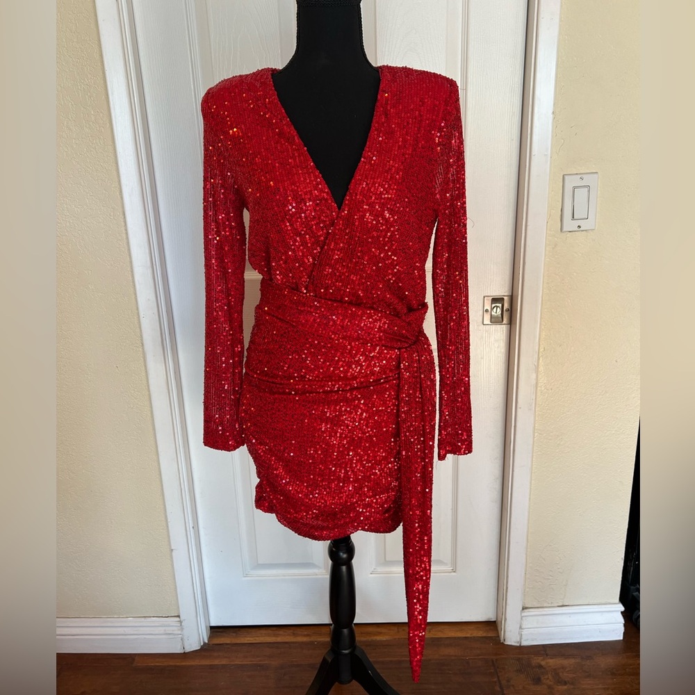 Fashion Nova sequin dress, new